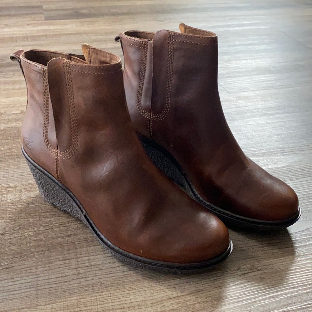 New! Timberland ‘Amston’ Wedge Chelsea Boots